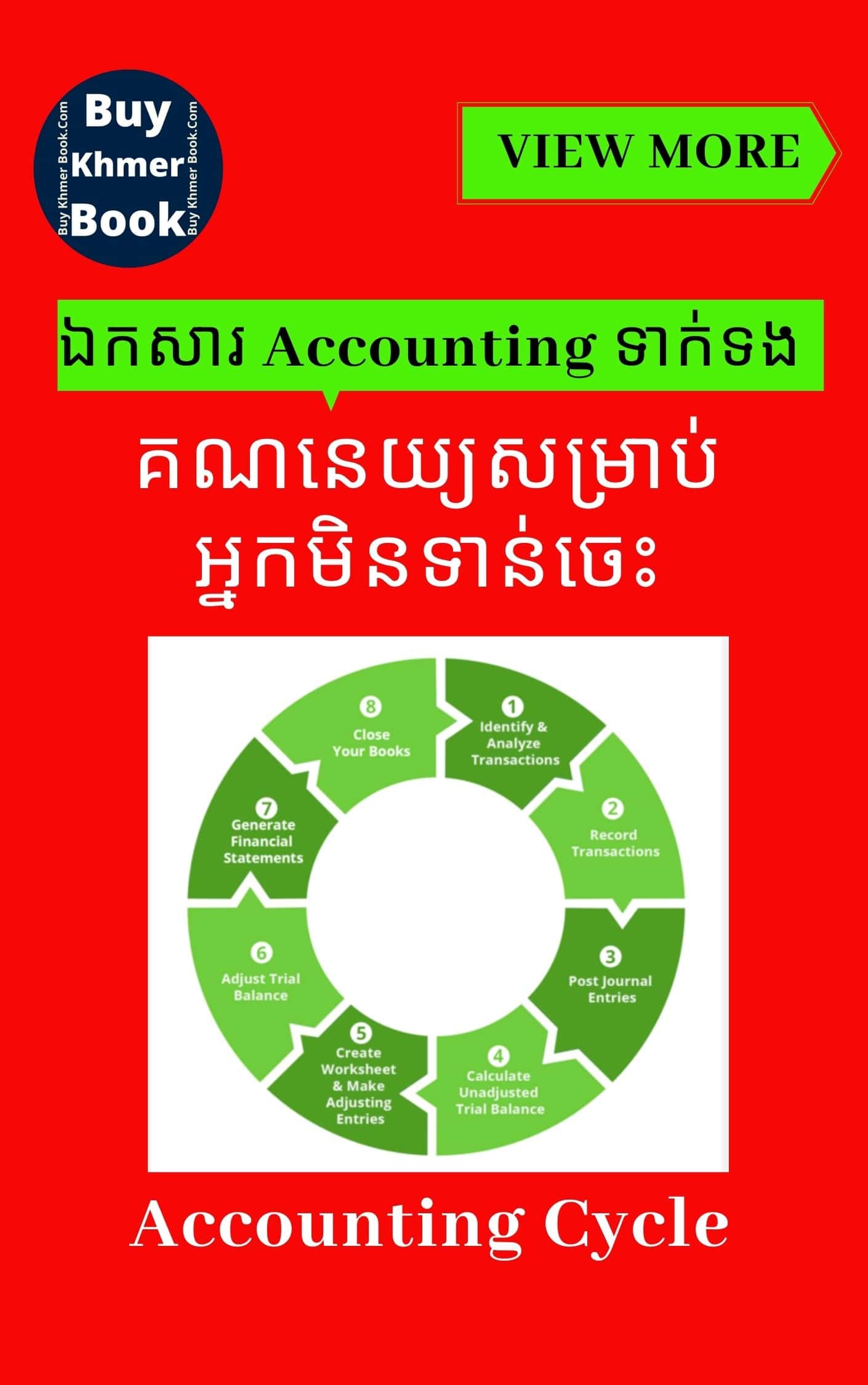 Accounting Cycle (គណនេយ្យសម្រាប់អ្នកមិនទាន់ចេះ)